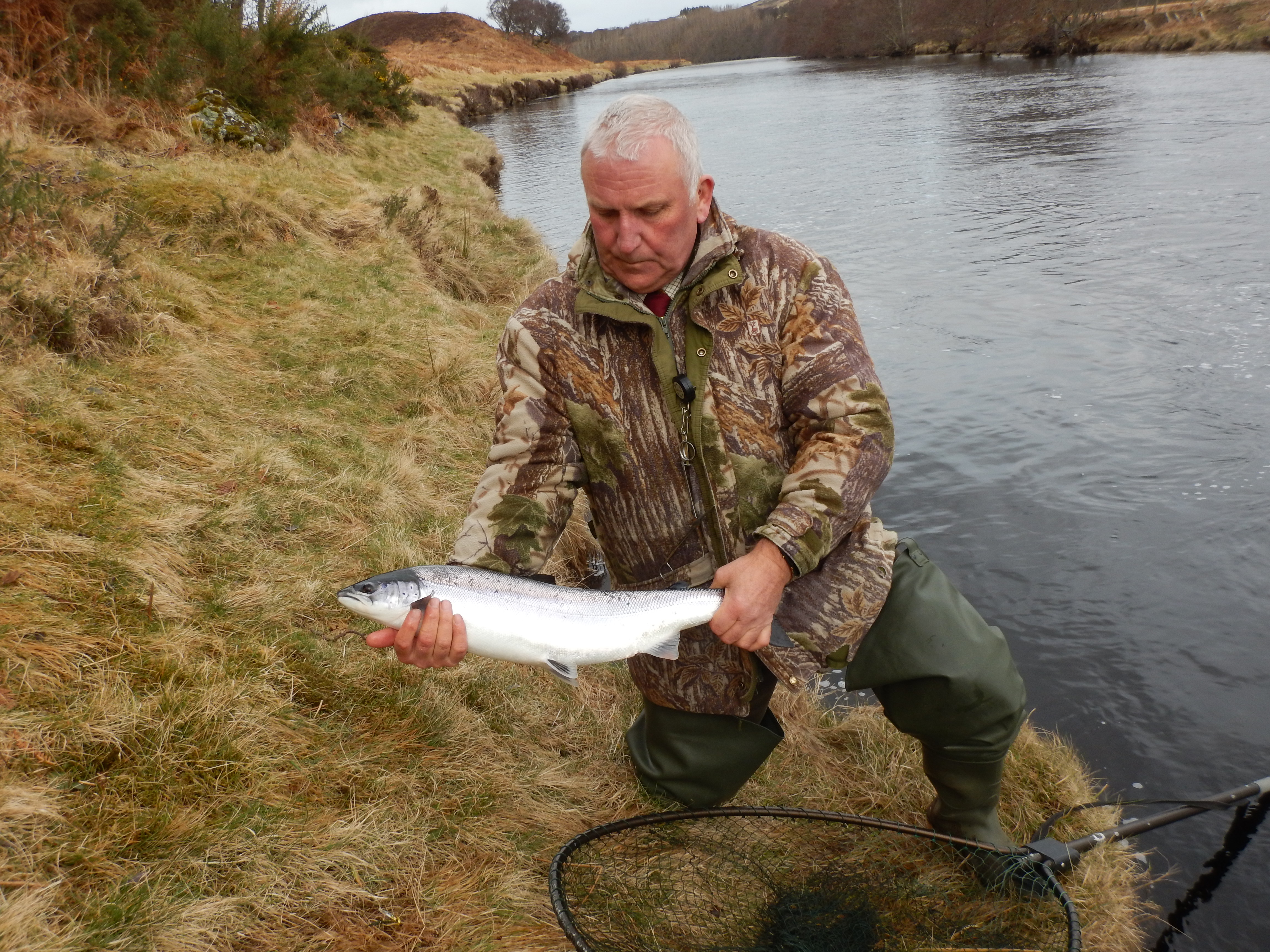 Atlantic Salmon Fishing, Scotland, March 2017