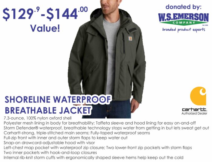 Shoreline Waterproof, Breathable Jacket by Carhartt LS
